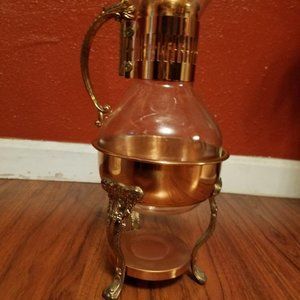 Copper and Glass Jar